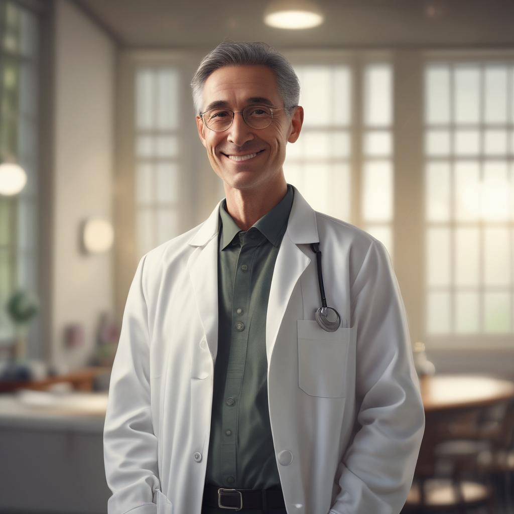 Dr. Tony smiling serenely and peacefully, with his eyes closed, conveying relief and the calming effect of overcoming tinnitus.